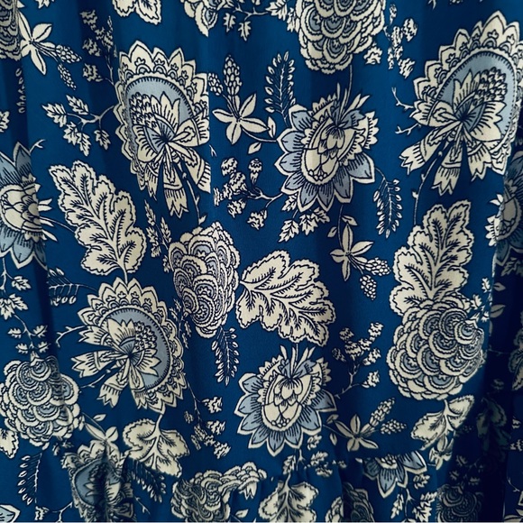 Vince Camuto Asymmetrical Maxi Skirt NWT Size 3X Color Deep Azure - Picture 7 of 7